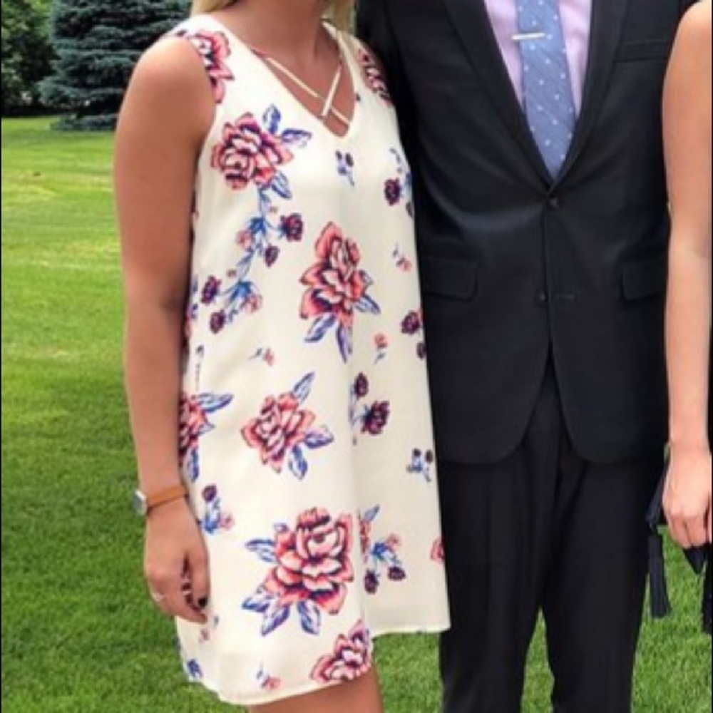 Lily Rose floral shift dress